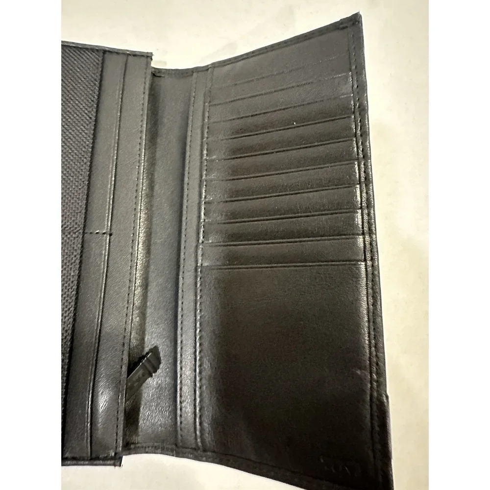 TUMI Alpha SLG Breast Pocket Wallet Black New With Tags